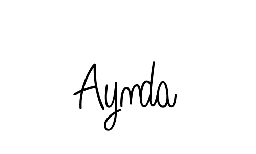 Make a beautiful signature design for name Aynda. Use this online signature maker to create a handwritten signature for free. Aynda signature style 5 images and pictures png