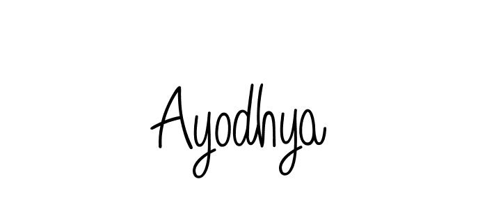 How to Draw Ayodhya signature style? Angelique-Rose-font-FFP is a latest design signature styles for name Ayodhya. Ayodhya signature style 5 images and pictures png