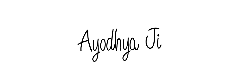 The best way (Angelique-Rose-font-FFP) to make a short signature is to pick only two or three words in your name. The name Ayodhya Ji include a total of six letters. For converting this name. Ayodhya Ji signature style 5 images and pictures png