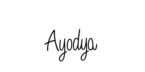 How to make Ayodya signature? Angelique-Rose-font-FFP is a professional autograph style. Create handwritten signature for Ayodya name. Ayodya signature style 5 images and pictures png