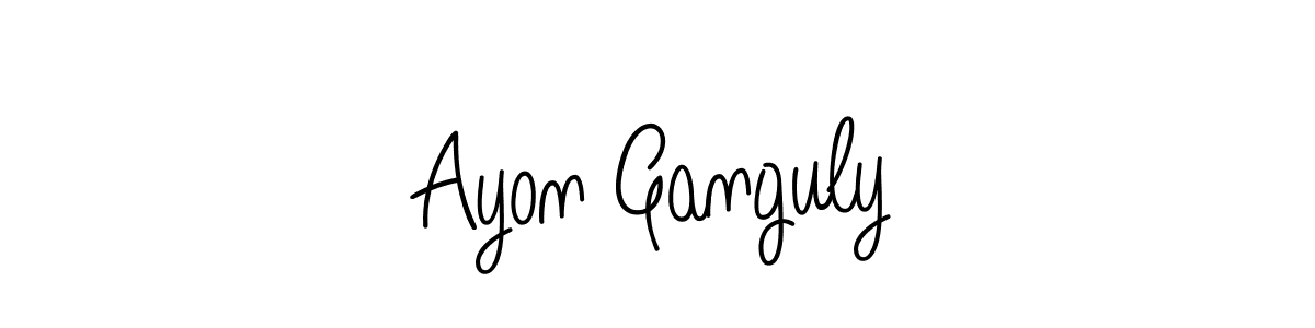 Once you've used our free online signature maker to create your best signature Angelique-Rose-font-FFP style, it's time to enjoy all of the benefits that Ayon Ganguly name signing documents. Ayon Ganguly signature style 5 images and pictures png