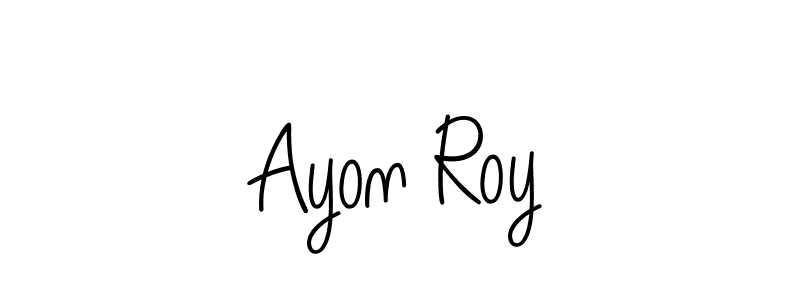 Also You can easily find your signature by using the search form. We will create Ayon Roy name handwritten signature images for you free of cost using Angelique-Rose-font-FFP sign style. Ayon Roy signature style 5 images and pictures png