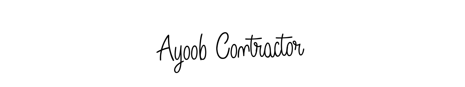 Also You can easily find your signature by using the search form. We will create Ayoob Contractor name handwritten signature images for you free of cost using Angelique-Rose-font-FFP sign style. Ayoob Contractor signature style 5 images and pictures png