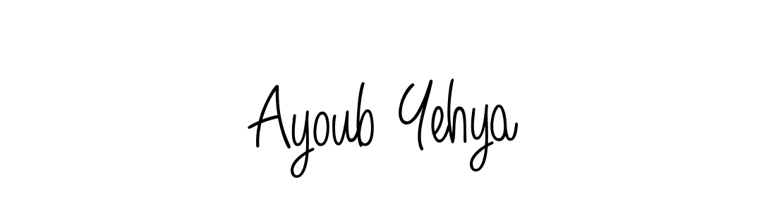 Also You can easily find your signature by using the search form. We will create Ayoub Yehya name handwritten signature images for you free of cost using Angelique-Rose-font-FFP sign style. Ayoub Yehya signature style 5 images and pictures png