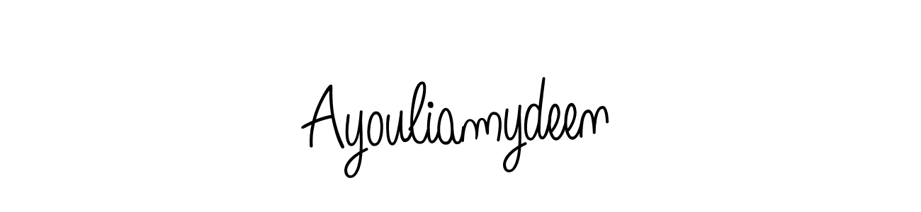 Similarly Angelique-Rose-font-FFP is the best handwritten signature design. Signature creator online .You can use it as an online autograph creator for name Ayouliamydeen. Ayouliamydeen signature style 5 images and pictures png