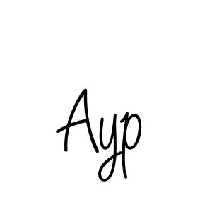 Use a signature maker to create a handwritten signature online. With this signature software, you can design (Angelique-Rose-font-FFP) your own signature for name Ayp. Ayp signature style 5 images and pictures png