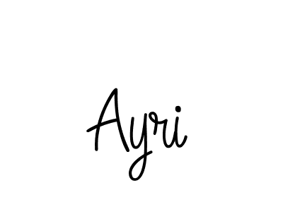 Make a beautiful signature design for name Ayri. With this signature (Angelique-Rose-font-FFP) style, you can create a handwritten signature for free. Ayri signature style 5 images and pictures png