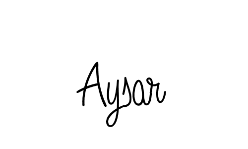 Also You can easily find your signature by using the search form. We will create Aysar name handwritten signature images for you free of cost using Angelique-Rose-font-FFP sign style. Aysar signature style 5 images and pictures png