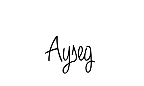 if you are searching for the best signature style for your name Ayseg. so please give up your signature search. here we have designed multiple signature styles  using Angelique-Rose-font-FFP. Ayseg signature style 5 images and pictures png