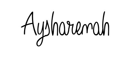Use a signature maker to create a handwritten signature online. With this signature software, you can design (Angelique-Rose-font-FFP) your own signature for name Aysharenah. Aysharenah signature style 5 images and pictures png