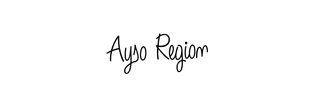 Once you've used our free online signature maker to create your best signature Angelique-Rose-font-FFP style, it's time to enjoy all of the benefits that Ayso Region name signing documents. Ayso Region signature style 5 images and pictures png