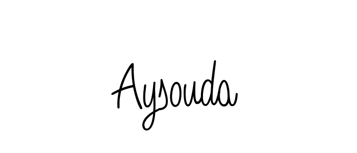 Also we have Aysouda name is the best signature style. Create professional handwritten signature collection using Angelique-Rose-font-FFP autograph style. Aysouda signature style 5 images and pictures png