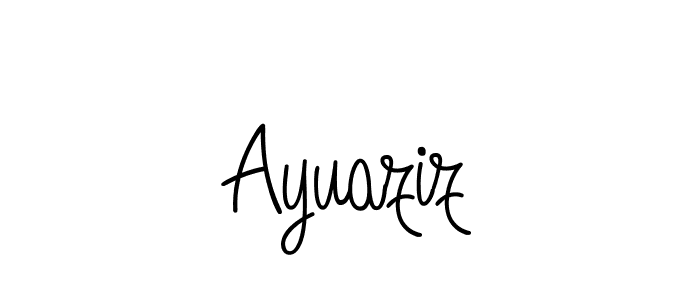 Here are the top 10 professional signature styles for the name Ayuaziz. These are the best autograph styles you can use for your name. Ayuaziz signature style 5 images and pictures png
