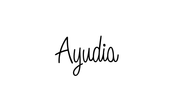 if you are searching for the best signature style for your name Ayudia. so please give up your signature search. here we have designed multiple signature styles  using Angelique-Rose-font-FFP. Ayudia signature style 5 images and pictures png