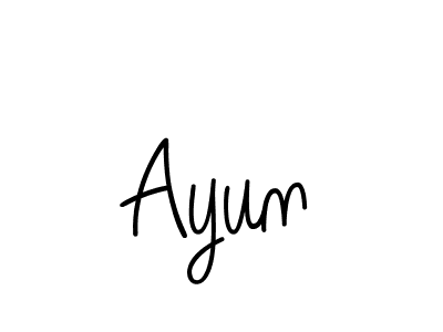 You can use this online signature creator to create a handwritten signature for the name Ayun. This is the best online autograph maker. Ayun signature style 5 images and pictures png