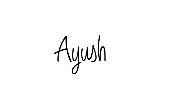 Ayush  stylish signature style. Best Handwritten Sign (Angelique-Rose-font-FFP) for my name. Handwritten Signature Collection Ideas for my name Ayush . Ayush  signature style 5 images and pictures png