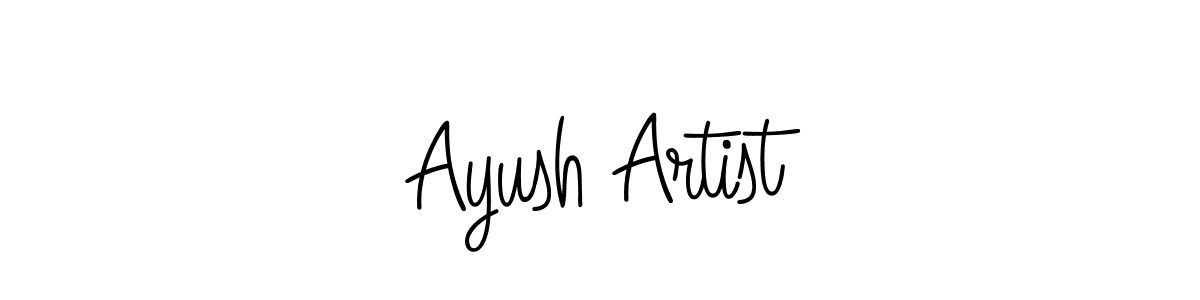 How to Draw Ayush Artist signature style? Angelique-Rose-font-FFP is a latest design signature styles for name Ayush Artist. Ayush Artist signature style 5 images and pictures png