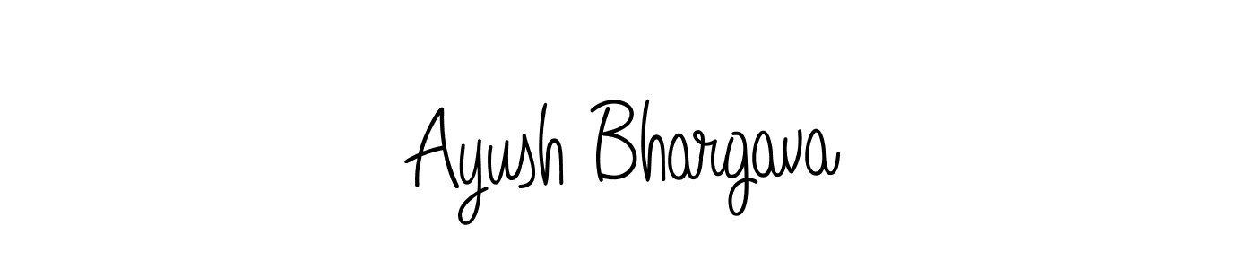 Best and Professional Signature Style for Ayush Bhargava. Angelique-Rose-font-FFP Best Signature Style Collection. Ayush Bhargava signature style 5 images and pictures png
