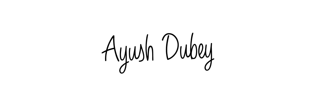 How to Draw Ayush Dubey signature style? Angelique-Rose-font-FFP is a latest design signature styles for name Ayush Dubey. Ayush Dubey signature style 5 images and pictures png