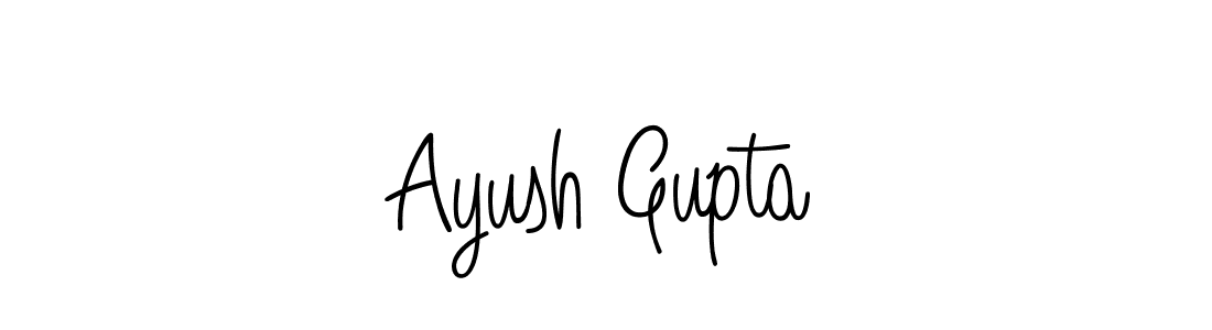 How to make Ayush Gupta signature? Angelique-Rose-font-FFP is a professional autograph style. Create handwritten signature for Ayush Gupta name. Ayush Gupta signature style 5 images and pictures png