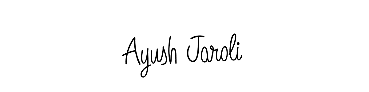 This is the best signature style for the Ayush Jaroli name. Also you like these signature font (Angelique-Rose-font-FFP). Mix name signature. Ayush Jaroli signature style 5 images and pictures png
