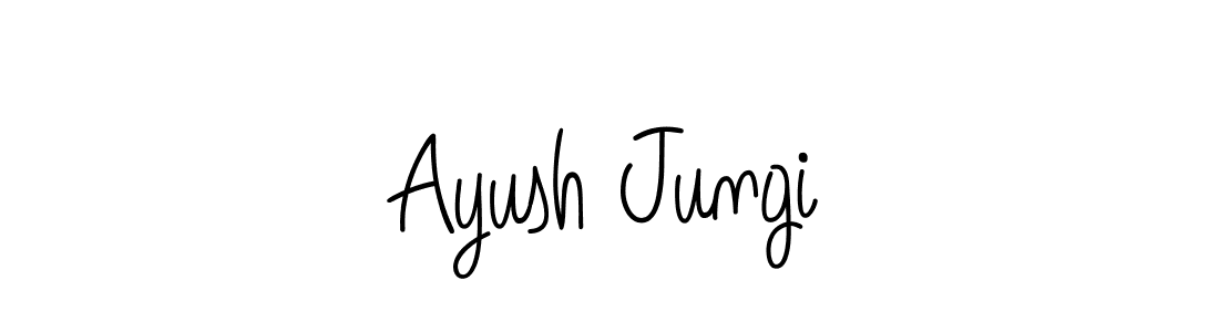 Angelique-Rose-font-FFP is a professional signature style that is perfect for those who want to add a touch of class to their signature. It is also a great choice for those who want to make their signature more unique. Get Ayush Jungi name to fancy signature for free. Ayush Jungi signature style 5 images and pictures png