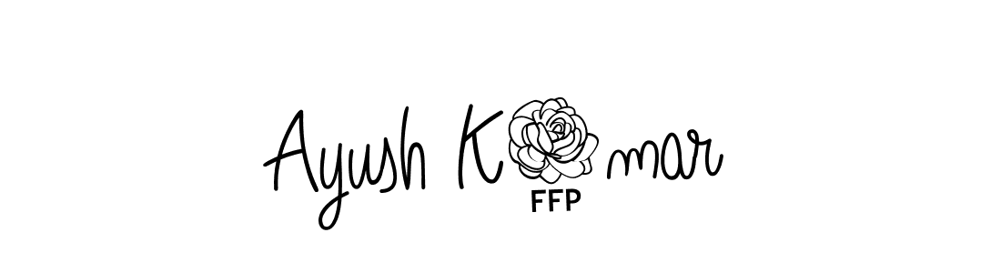 It looks lik you need a new signature style for name Ayush K7mar. Design unique handwritten (Angelique-Rose-font-FFP) signature with our free signature maker in just a few clicks. Ayush K7mar signature style 5 images and pictures png