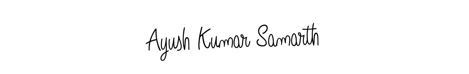 You can use this online signature creator to create a handwritten signature for the name Ayush Kumar Samarth. This is the best online autograph maker. Ayush Kumar Samarth signature style 5 images and pictures png