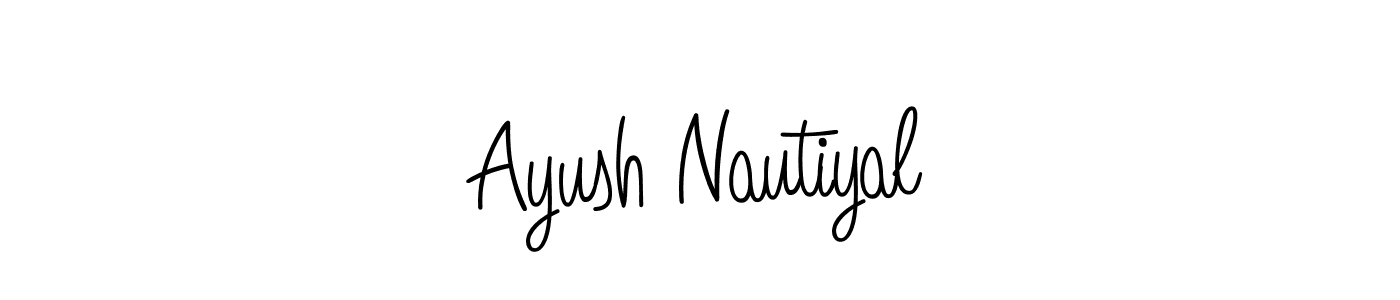 if you are searching for the best signature style for your name Ayush Nautiyal. so please give up your signature search. here we have designed multiple signature styles  using Angelique-Rose-font-FFP. Ayush Nautiyal signature style 5 images and pictures png
