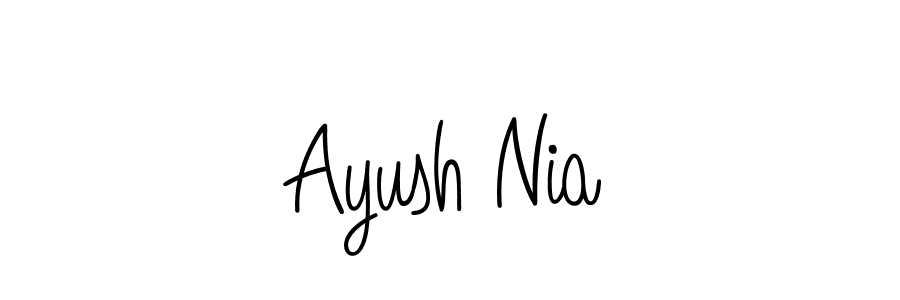 Make a beautiful signature design for name Ayush Nia. Use this online signature maker to create a handwritten signature for free. Ayush Nia signature style 5 images and pictures png