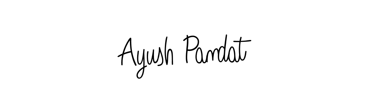 Ayush Pandat stylish signature style. Best Handwritten Sign (Angelique-Rose-font-FFP) for my name. Handwritten Signature Collection Ideas for my name Ayush Pandat. Ayush Pandat signature style 5 images and pictures png