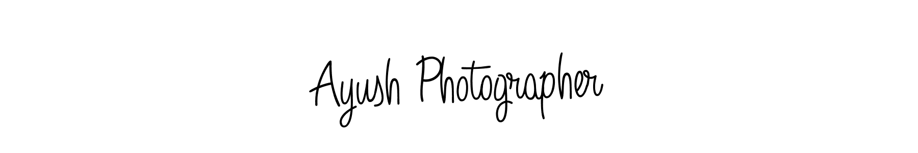 The best way (Angelique-Rose-font-FFP) to make a short signature is to pick only two or three words in your name. The name Ayush Photographer include a total of six letters. For converting this name. Ayush Photographer signature style 5 images and pictures png