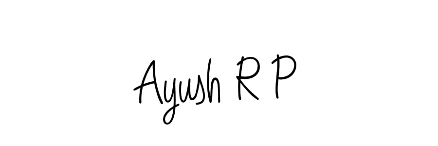 How to Draw Ayush R P signature style? Angelique-Rose-font-FFP is a latest design signature styles for name Ayush R P. Ayush R P signature style 5 images and pictures png