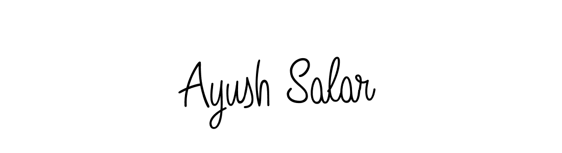 Make a beautiful signature design for name Ayush Salar. Use this online signature maker to create a handwritten signature for free. Ayush Salar signature style 5 images and pictures png