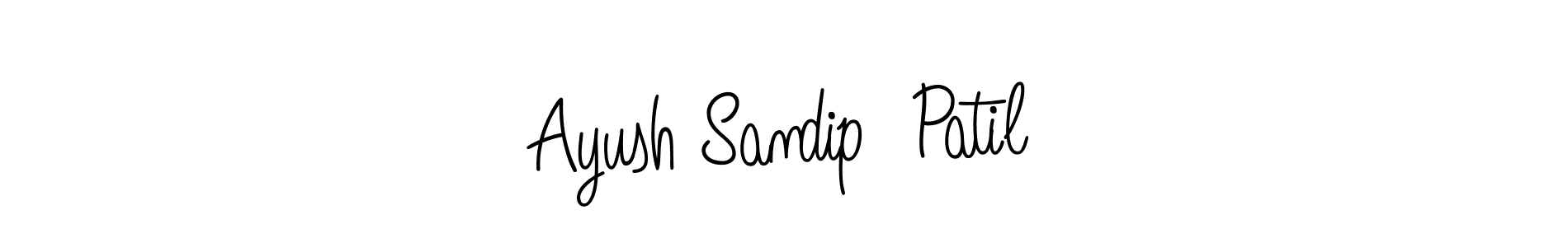 Once you've used our free online signature maker to create your best signature Angelique-Rose-font-FFP style, it's time to enjoy all of the benefits that Ayush Sandip  Patil name signing documents. Ayush Sandip  Patil signature style 5 images and pictures png