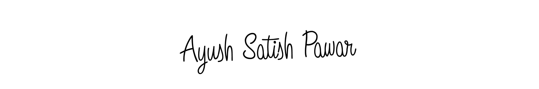 if you are searching for the best signature style for your name Ayush Satish Pawar. so please give up your signature search. here we have designed multiple signature styles  using Angelique-Rose-font-FFP. Ayush Satish Pawar signature style 5 images and pictures png