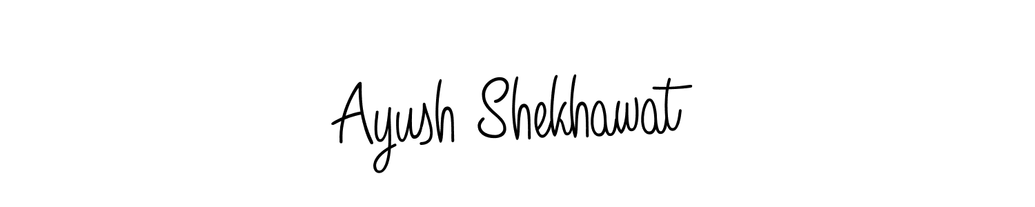 if you are searching for the best signature style for your name Ayush Shekhawat. so please give up your signature search. here we have designed multiple signature styles  using Angelique-Rose-font-FFP. Ayush Shekhawat signature style 5 images and pictures png