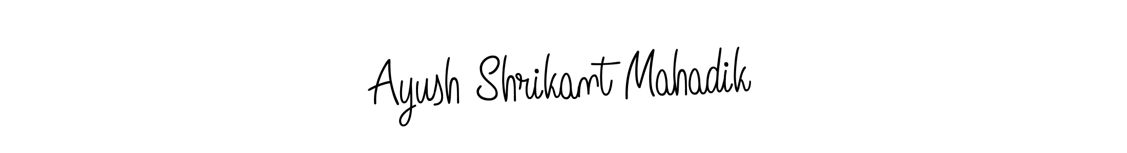 Make a beautiful signature design for name Ayush Shrikant Mahadik. Use this online signature maker to create a handwritten signature for free. Ayush Shrikant Mahadik signature style 5 images and pictures png