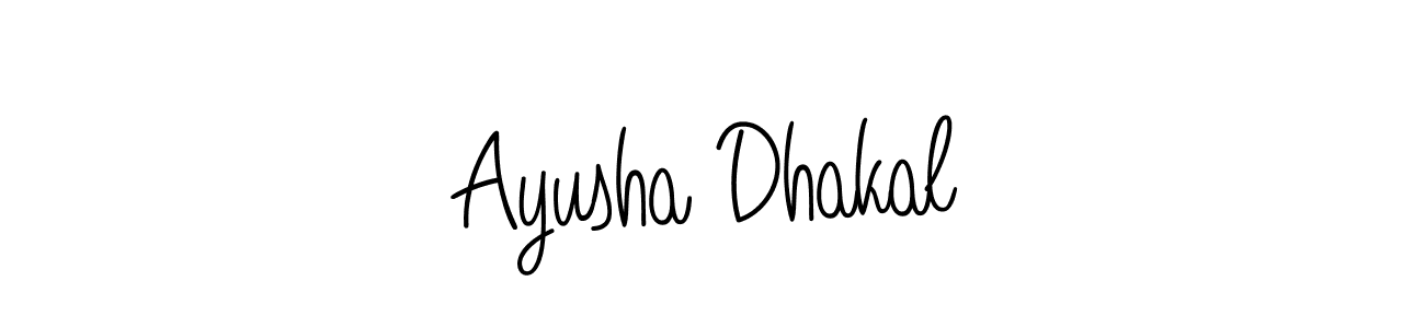 Similarly Angelique-Rose-font-FFP is the best handwritten signature design. Signature creator online .You can use it as an online autograph creator for name Ayusha Dhakal. Ayusha Dhakal signature style 5 images and pictures png