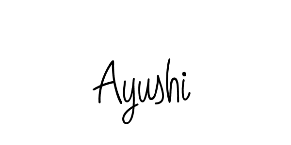 How to make Ayushi signature? Angelique-Rose-font-FFP is a professional autograph style. Create handwritten signature for Ayushi name. Ayushi signature style 5 images and pictures png