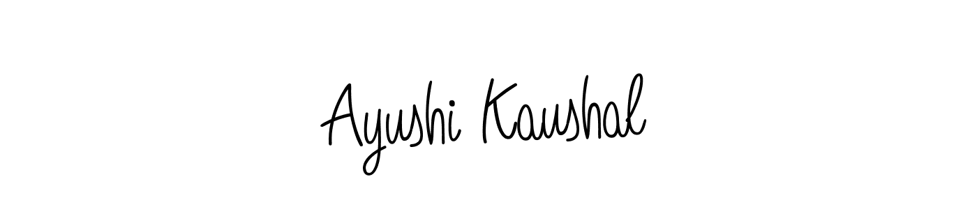 Make a short Ayushi Kaushal signature style. Manage your documents anywhere anytime using Angelique-Rose-font-FFP. Create and add eSignatures, submit forms, share and send files easily. Ayushi Kaushal signature style 5 images and pictures png