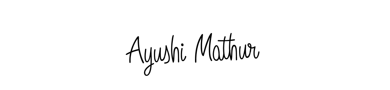 You can use this online signature creator to create a handwritten signature for the name Ayushi Mathur. This is the best online autograph maker. Ayushi Mathur signature style 5 images and pictures png