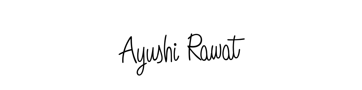 Make a beautiful signature design for name Ayushi Rawat. Use this online signature maker to create a handwritten signature for free. Ayushi Rawat signature style 5 images and pictures png