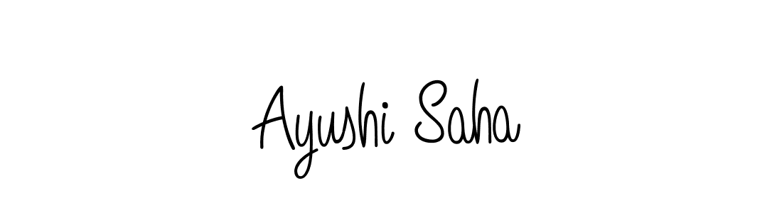 Angelique-Rose-font-FFP is a professional signature style that is perfect for those who want to add a touch of class to their signature. It is also a great choice for those who want to make their signature more unique. Get Ayushi Saha name to fancy signature for free. Ayushi Saha signature style 5 images and pictures png