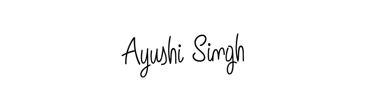 Make a beautiful signature design for name Ayushi Singh. Use this online signature maker to create a handwritten signature for free. Ayushi Singh signature style 5 images and pictures png