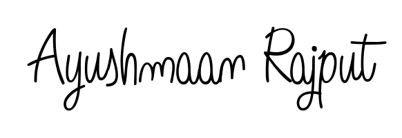Create an unforgettable impression when signing with Ayushmaan Rajput name styled in Angelique-Rose-font-FFP typography. 100% free online generator. Ayushmaan Rajput signature style 5 images and pictures png