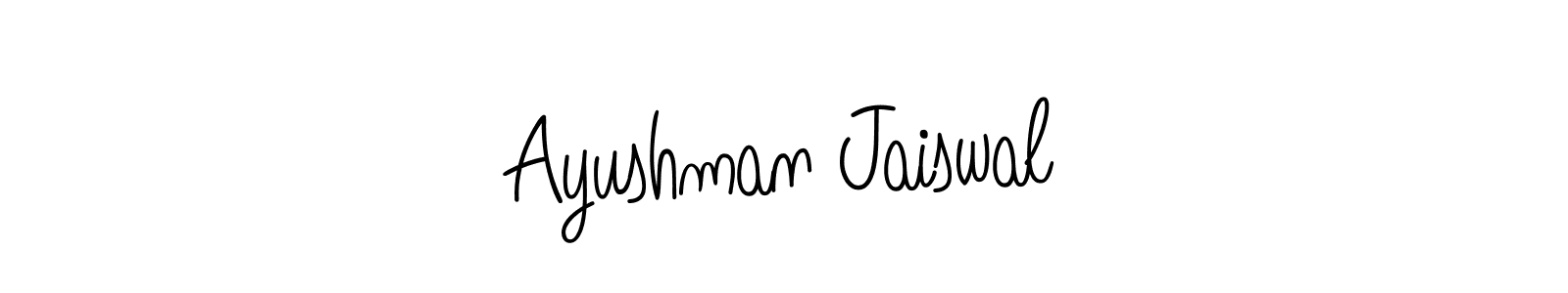 if you are searching for the best signature style for your name Ayushman Jaiswal. so please give up your signature search. here we have designed multiple signature styles  using Angelique-Rose-font-FFP. Ayushman Jaiswal signature style 5 images and pictures png