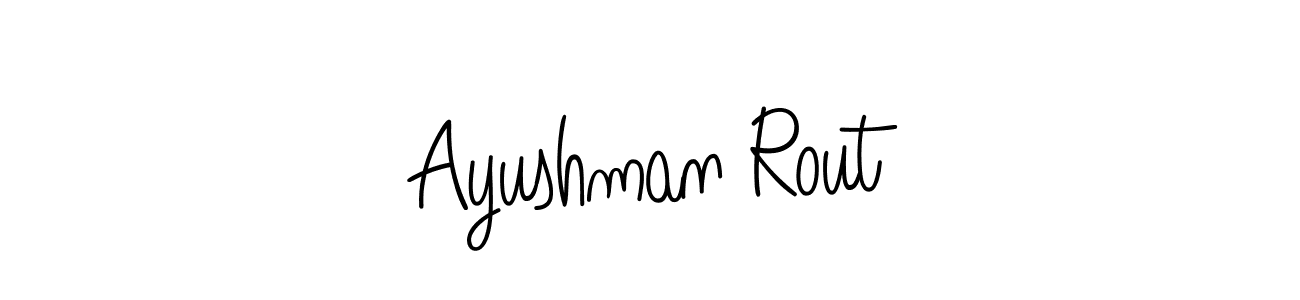 Check out images of Autograph of Ayushman Rout name. Actor Ayushman Rout Signature Style. Angelique-Rose-font-FFP is a professional sign style online. Ayushman Rout signature style 5 images and pictures png