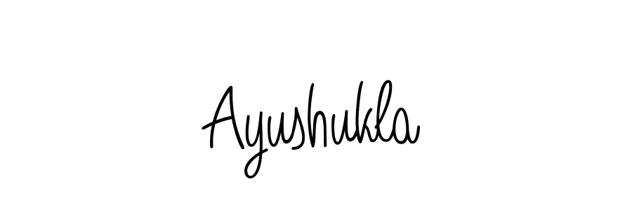 Ayushukla stylish signature style. Best Handwritten Sign (Angelique-Rose-font-FFP) for my name. Handwritten Signature Collection Ideas for my name Ayushukla. Ayushukla signature style 5 images and pictures png