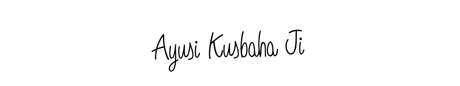 Angelique-Rose-font-FFP is a professional signature style that is perfect for those who want to add a touch of class to their signature. It is also a great choice for those who want to make their signature more unique. Get Ayusi Kusbaha Ji name to fancy signature for free. Ayusi Kusbaha Ji signature style 5 images and pictures png